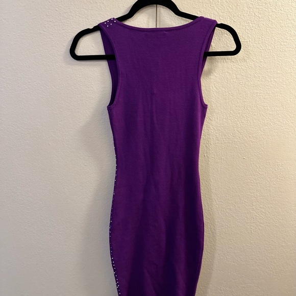 Bodycon dress purple size small - Picture 4 of 6